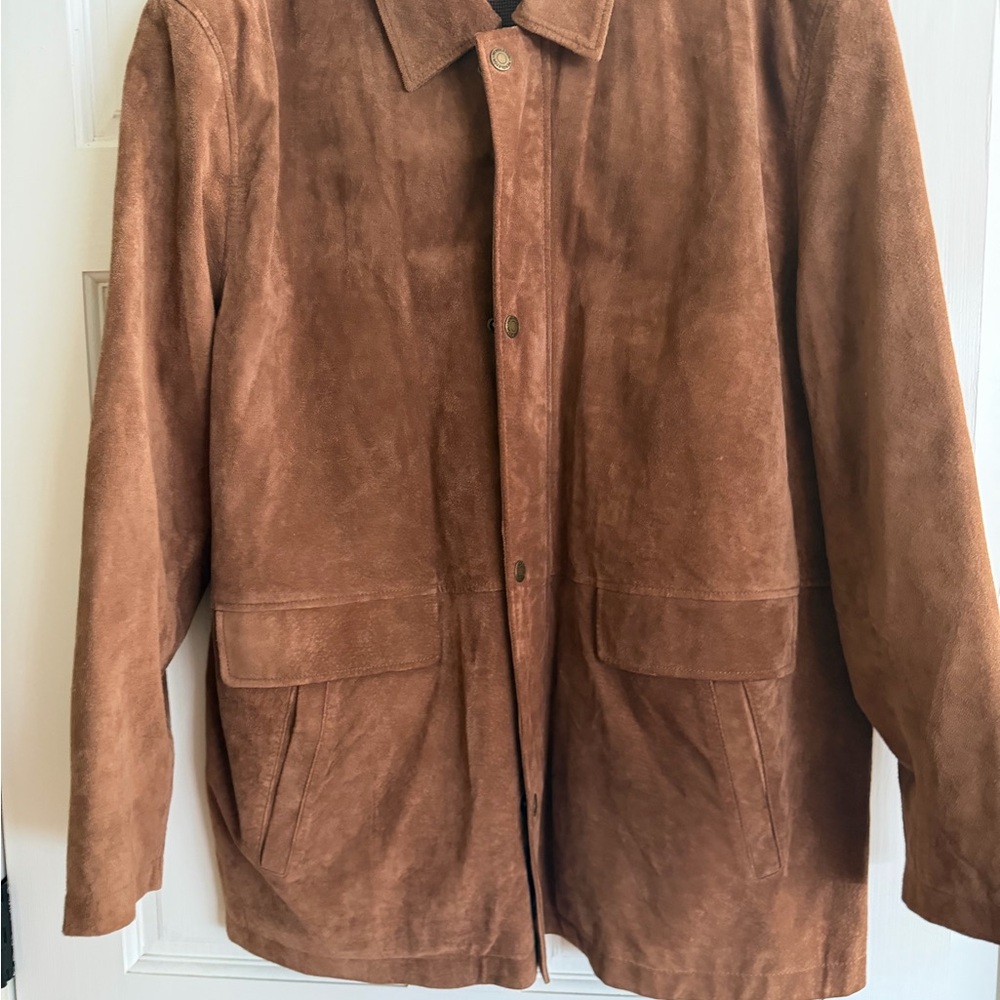Pendleton Men's Tan Suede Shirt Jacket